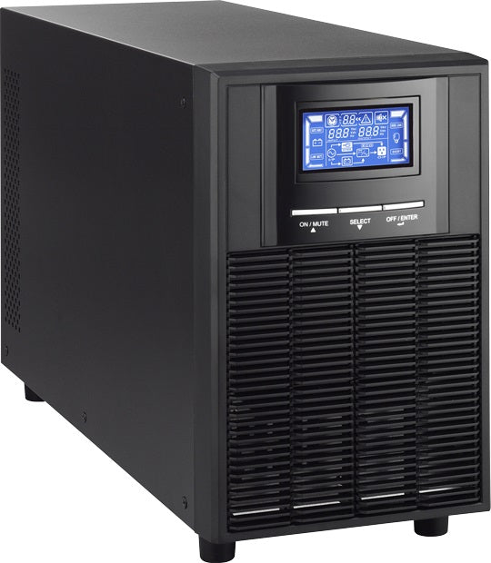 UPS Online con doble conversión torre marca VICA modelo GAMMA 2K 2000 2000VA/1800W - 4 tomas 5-15/20R con supresor de picos, reguladas y respaldadas, Entrad UPS Online con doble conversión torre marca VICA modelo GAMMA 2K 2000 2000VA/1800W - 4 tomas 5-15/20R con supresor de picos, reguladas y respaldadas, Entrad